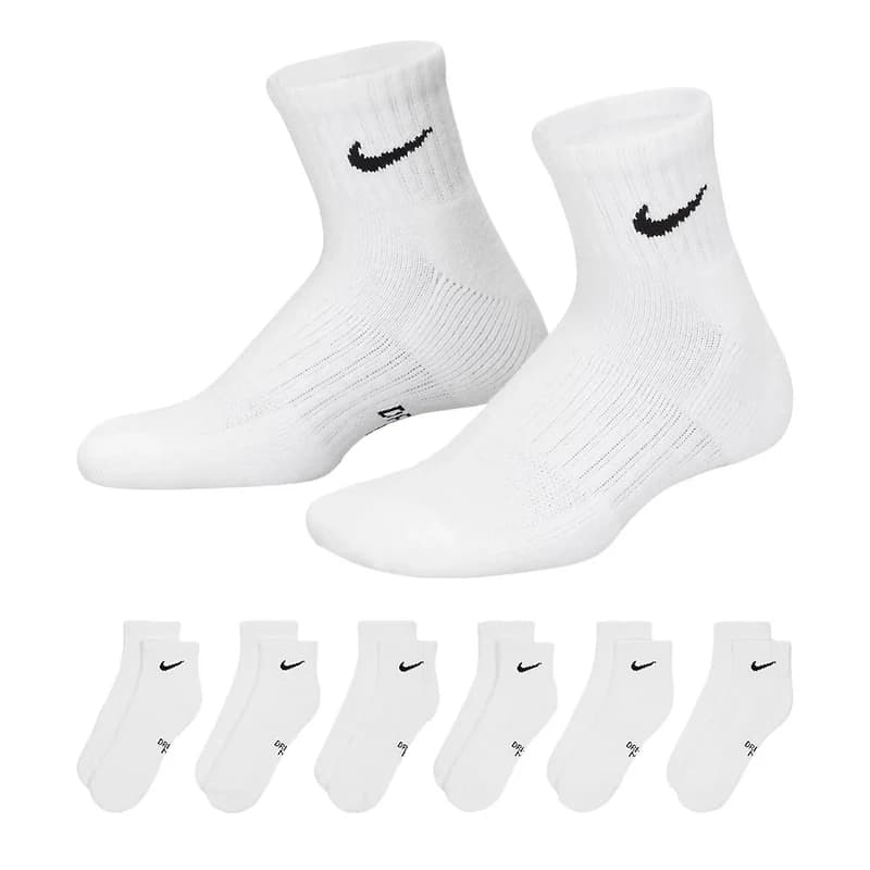 Youth 6 Pack Everyday Quarter Socks