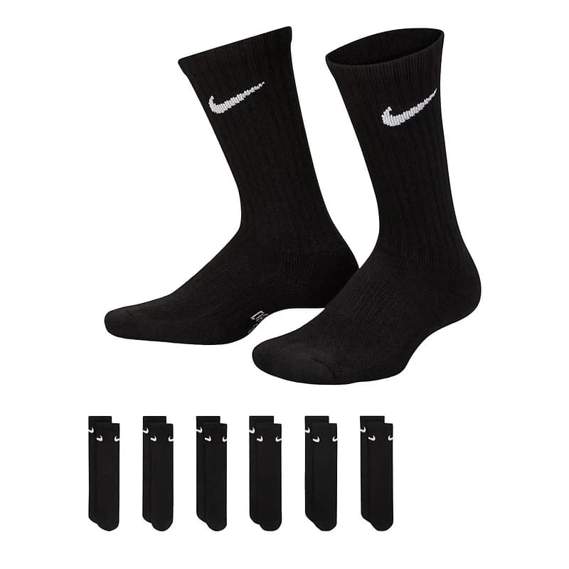 Kids' Everyday 6 Pack Crew Socks