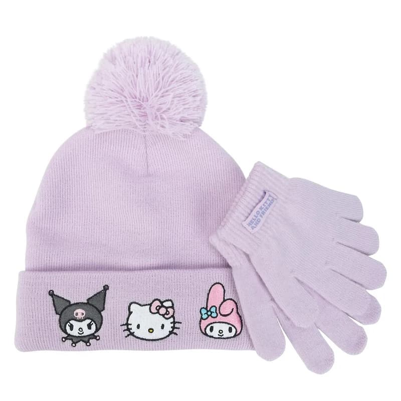 Hello Kitty & Friends Beanie and Glove Set
