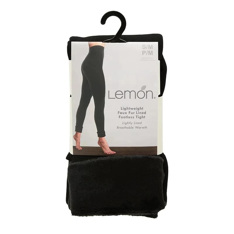 Women's 1PK Lightweight Faux Fur Lined Leggings