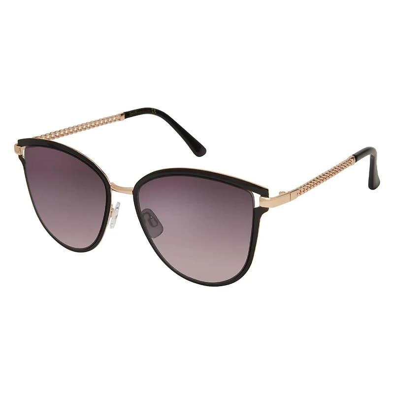 Women's Oval Metal Sunglasses