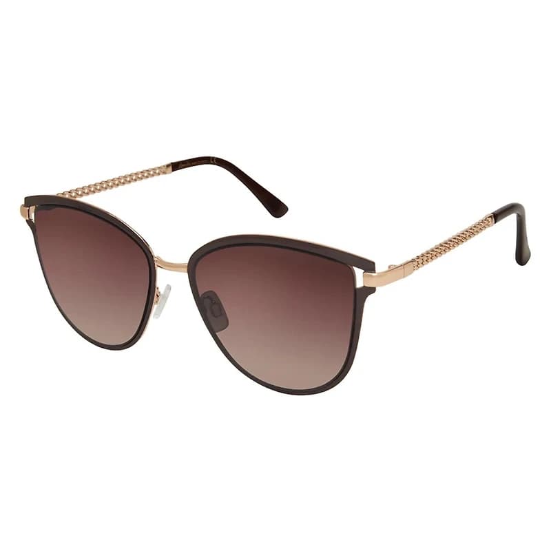 Women's Oval Metal Sunglasses
